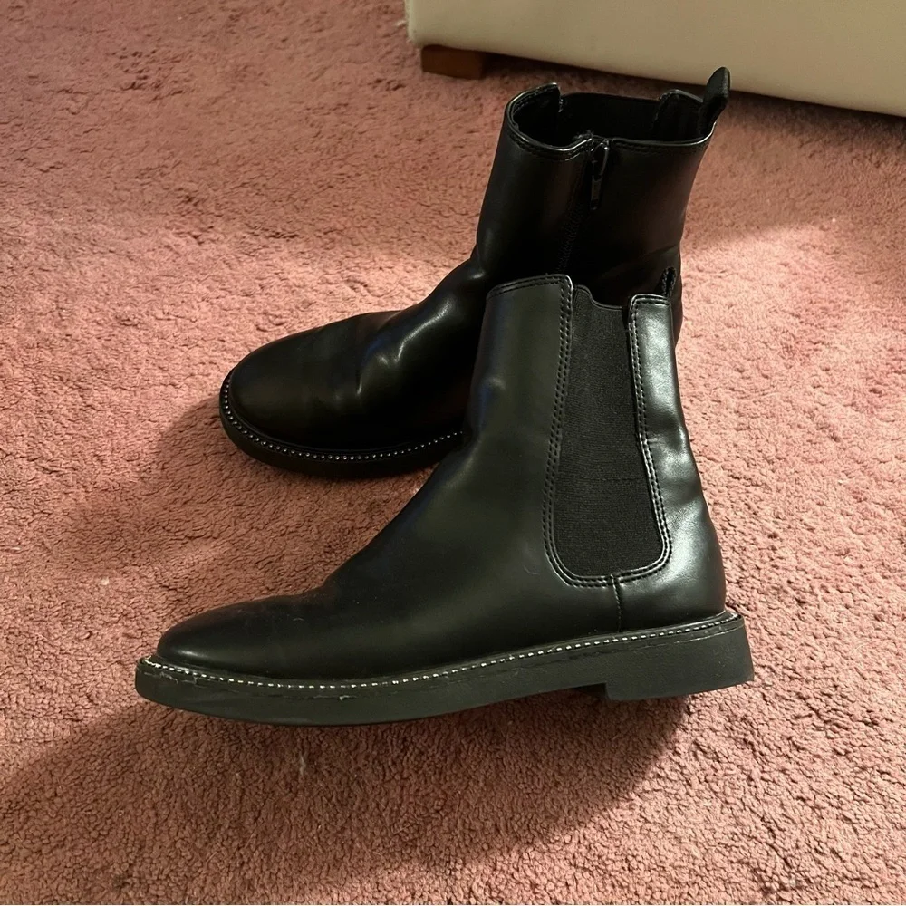 Zara black studded
